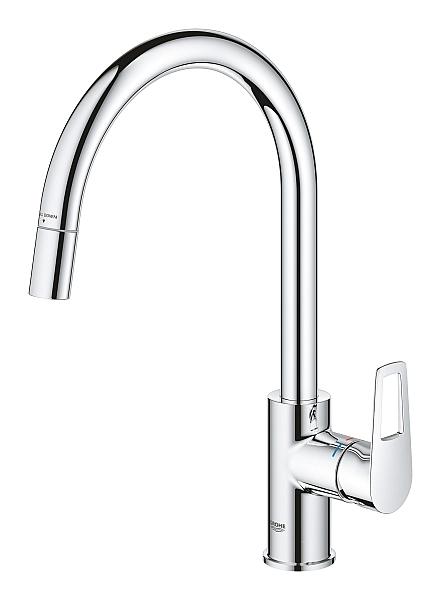 Одноважільний змішувач для кухні Grohe BauLoop New (30543000) - Фото - 2