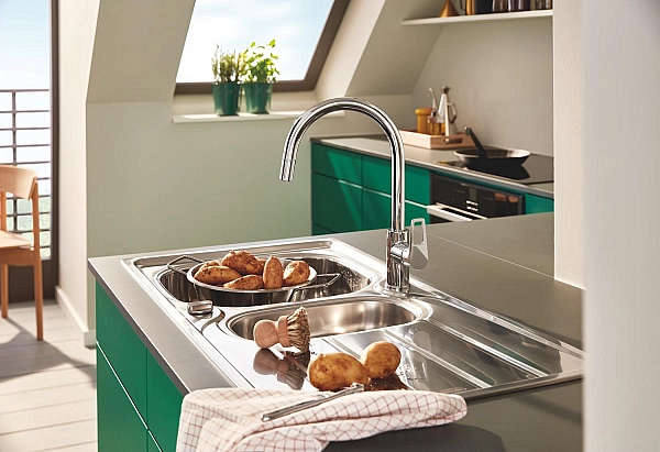 Одноважільний змішувач для кухні Grohe BauLoop New (30543000) - Фото - 3