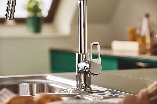 Одноважільний змішувач для кухні Grohe BauLoop New (30543000) - Фото - 6