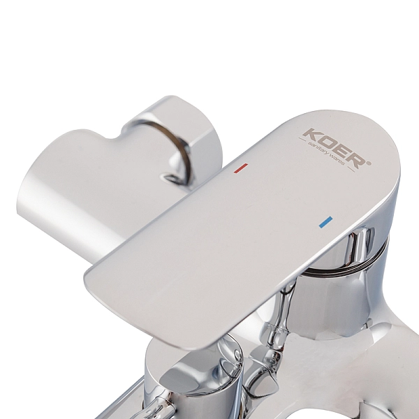 Змішувач для ванни з коротким виливом Koer KB-40028-01 (KR5305) - Фото - 4