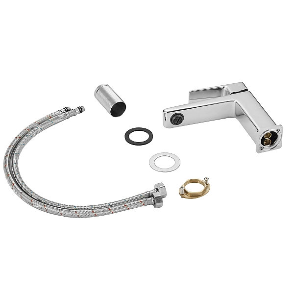 Смеситель для раковины низкий  Qtap Orion (k25) Chrome QTORI270CRM49707 - Фото - 6