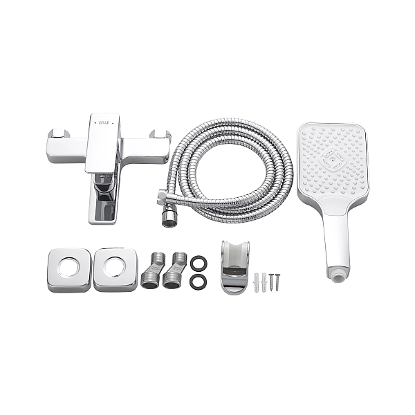 Смеситель для ванны с душевым гарнитуром Qtap Orion (k35) Chrome QTORI259CRM49709 - Фото - 7
