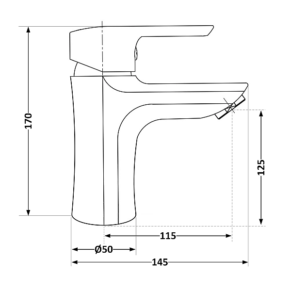 Змішувач для раковини Brinex 35С 001 - Фото - 2