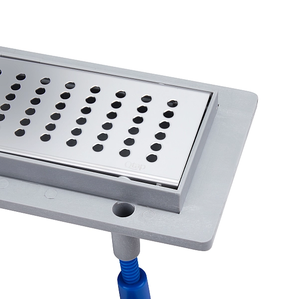 Трап Qtap Dry FB304-700 линейный с сухим затвором и нержавеющей решеткой 700х73 - Фото - 3