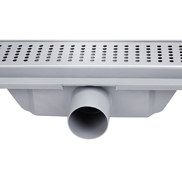 Трап Qtap Dry FB304-700 линейный с сухим затвором и нержавеющей решеткой 700х73 - Фото - 4