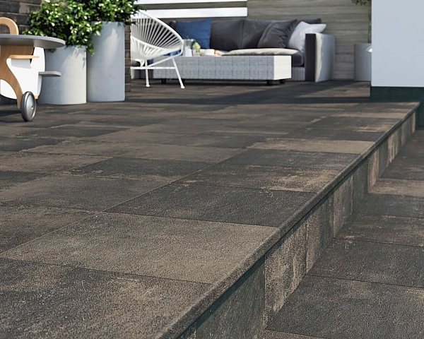 Сходинка з капіносом пряма Scandiano Brown 30x33 код 6782 Ceramika Paradyz - Фото - 2