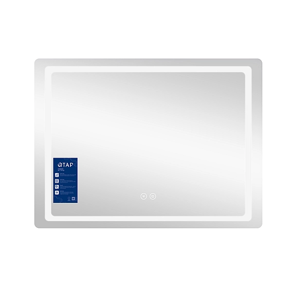 Дзеркало Qtap Mideya (DC-F908) 800х600 з LED-підсвічуванням Touch, з димером QT2078F908W - Фото - 4