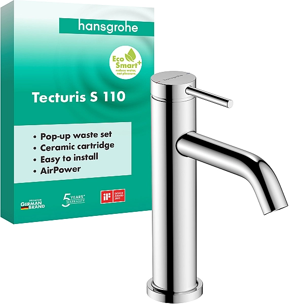 73310000 HG Tecturis S Змішувач для раковини з д/к, хром (1 сорт) - Фото - 4