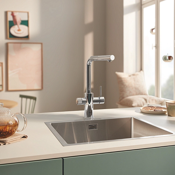 30590000 GROHE Blue Pure Minta Змішувач для кухні для подачі технічної і фільтрованої води, хром (1 сорт) - Фото - 5