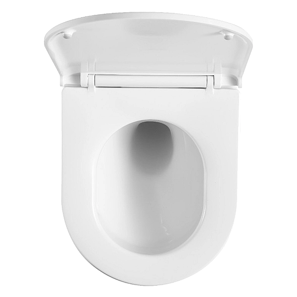 DUN0930111W Unda Унітаз підвісний 495x360x390mm з кришкою soft-close, Vortex Flush, білий глянець (1 сорт) - Фото - 7