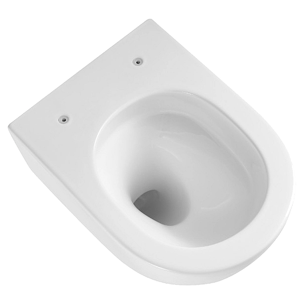 DUN0930111W Unda Унітаз підвісний 495x360x390mm з кришкою soft-close, Vortex Flush, білий глянець (1 сорт) - Фото - 4