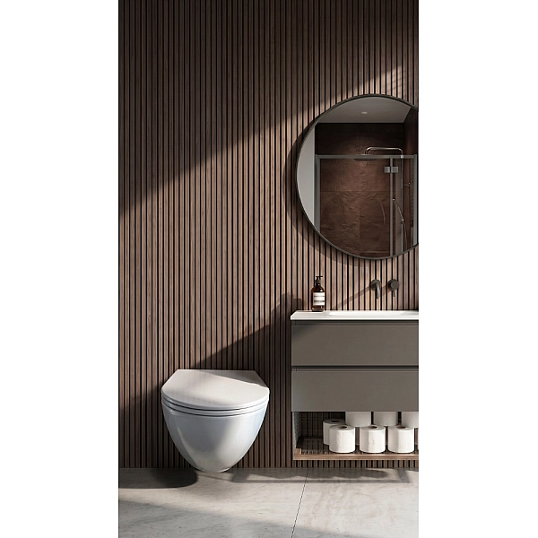 DUN0930111W Unda Унітаз підвісний 495x360x390mm з кришкою soft-close, Vortex Flush, білий глянець (1 сорт) - Фото - 13