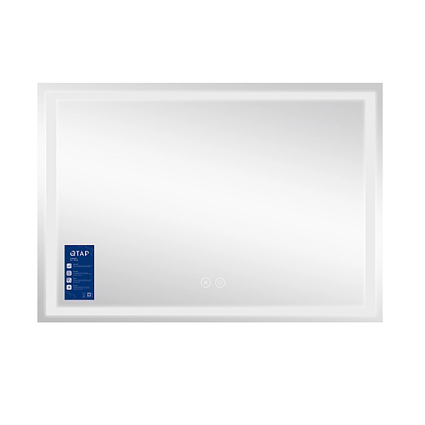 Зеркало Qtap Mideya (MI1) 1200х800 с LED-подсветкой Touch, с антизапотеванием, диммером QT2078F613W - Фото - 4