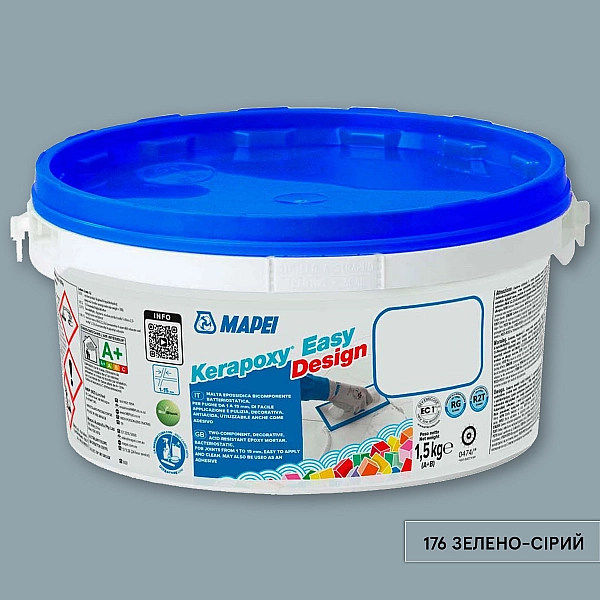 Клей-зат Kerapoxy Easy Design 0176/1,5кг (1 сорт)