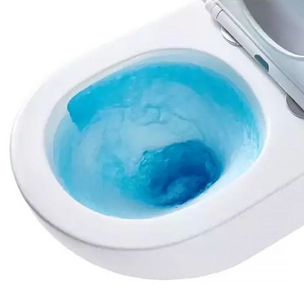 DFL0460211W Flow Унітаз-компакт 630x390x840 mm з кришкою soft-close, Vortex Flush, білий глянець (1 сорт) - Фото - 5