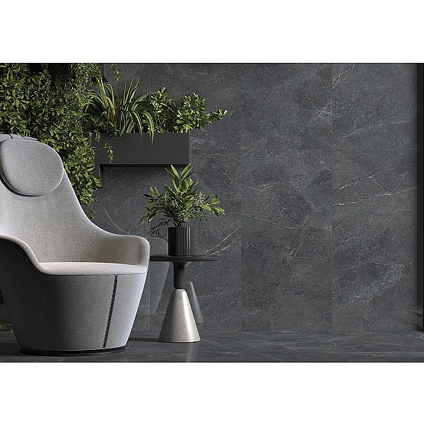 GRES DISTINCT GRAPHITE SILKY CRISTAL (1 сорт) - Фото - 5