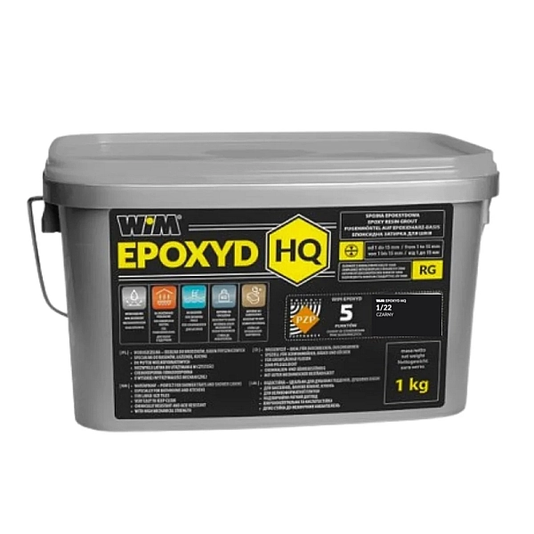 Зат WIMEPOXYD HQ 1/22 1кг чорний (1 сорт) - Фото - 2