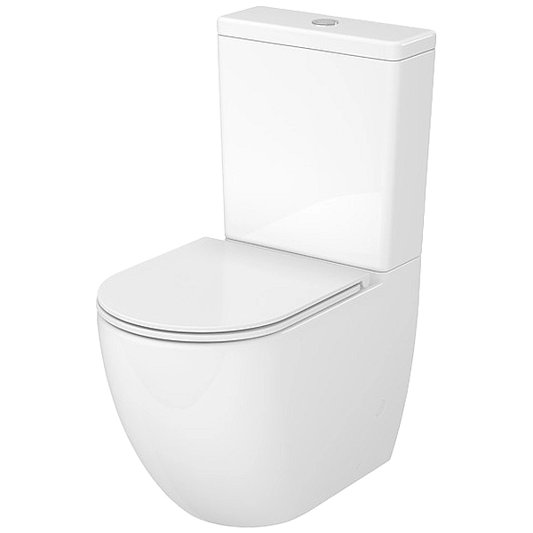 K3030-001 Компакт 931 Remo Pro Oval Tornado 011 сидіння SLIM Duroplast із Softclose і ф-ією швидкого зняття, колір білий глянець (1 сорт) - Фото - 2