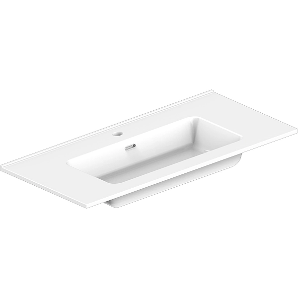 332100W COMFORT Тумба 100 з раковиною, біла (1 сорт) - Фото - 2
