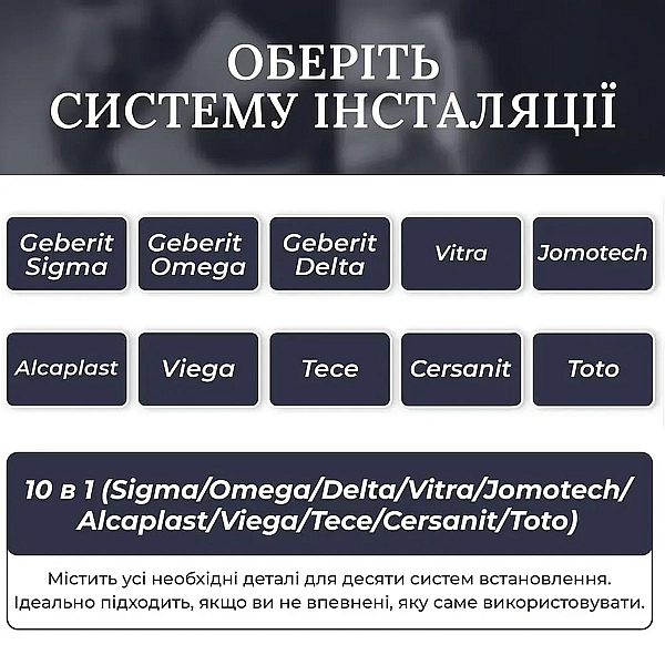 E10052 Клавіша змиву для  Geberit Sigma (1 сорт) - Фото - 5