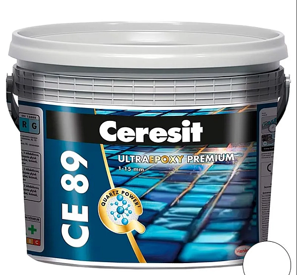 Зат CE 89 ULTRAEPOXY PREMIUM 2,5 кг №801  білий (1 сорт)
