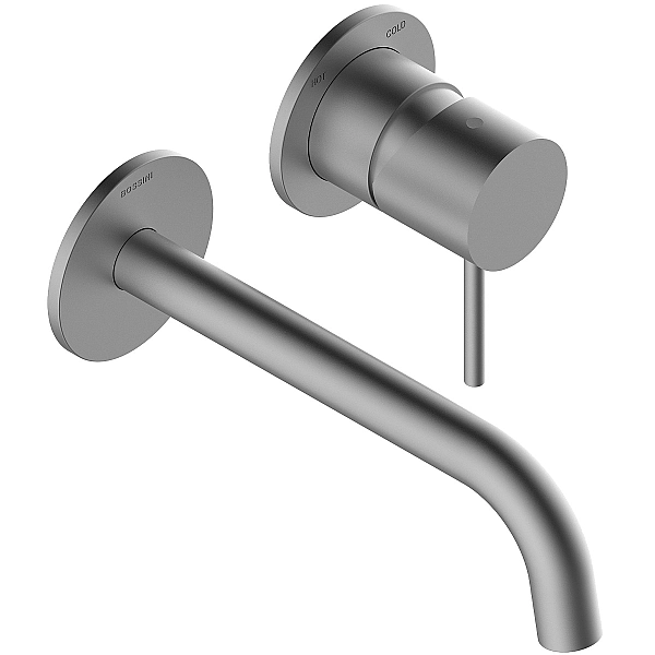 Z00730000094005 TEO Зовнішня частина змішувача для раковини 185 мм., BRUSHED NICKEL (1 сорт)