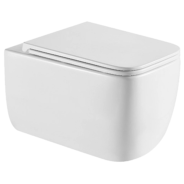 DGR0760111W Grid Підвісний безобідковий унітаз з кришкою soft-close, Vortex Flush, білий (1 сорт) - Фото - 2