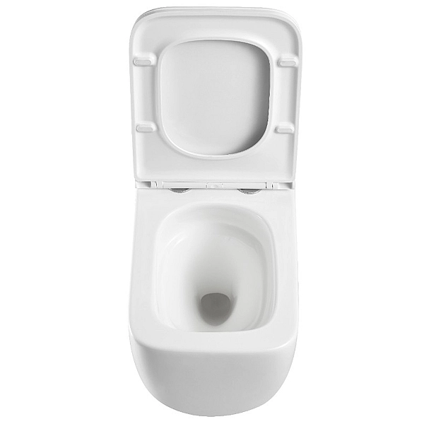 DGR0760111W Grid Підвісний безобідковий унітаз з кришкою soft-close, Vortex Flush, білий (1 сорт) - Фото - 7