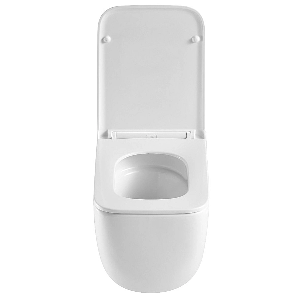 DGR0760111W Grid Підвісний безобідковий унітаз з кришкою soft-close, Vortex Flush, білий (1 сорт) - Фото - 8