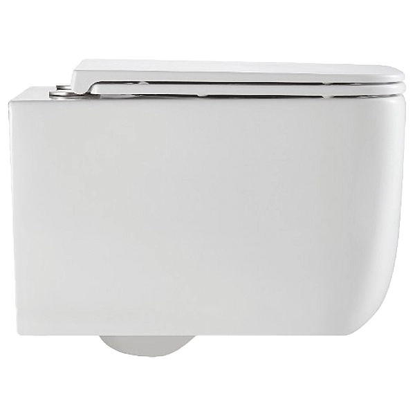 DGR0760111W Grid Підвісний безобідковий унітаз з кришкою soft-close, Vortex Flush, білий (1 сорт) - Фото - 3