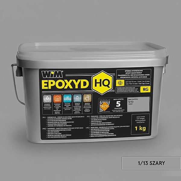 Зат WIMEPOXYD HQ 1/13 1кг сірий (1 сорт) - Фото - 3