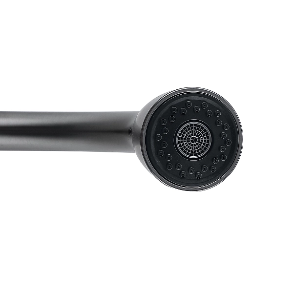 Смеситель для кухни Lidz Aria 015FL (k35) с выдвижным изливом  LDARI015FLGRP49560 Graphite - Фото - 5