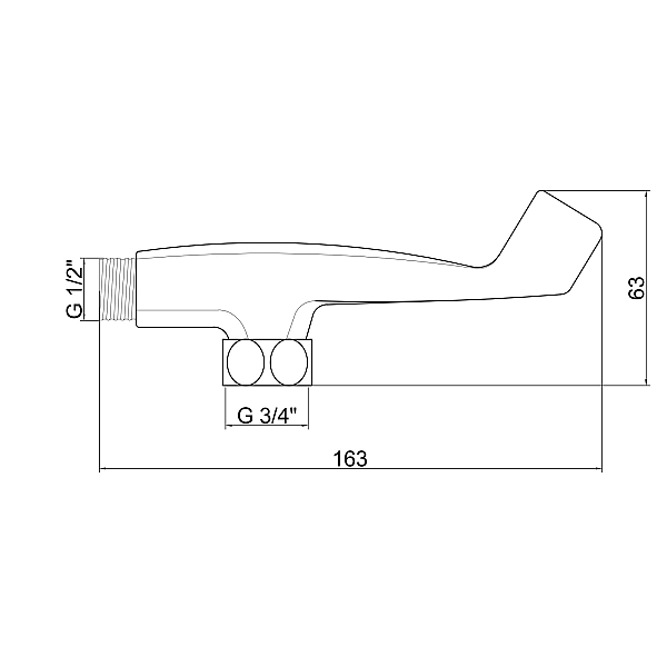 Тримач для лійки Lidz Niagara 109 LDNIA109CRM29475 Chrome - Фото - 2