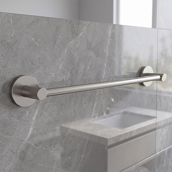 DFL21010101BN Flow Тримач для рушників, 600мм, Brushed Nickel PVD (1 сорт) - Фото - 2