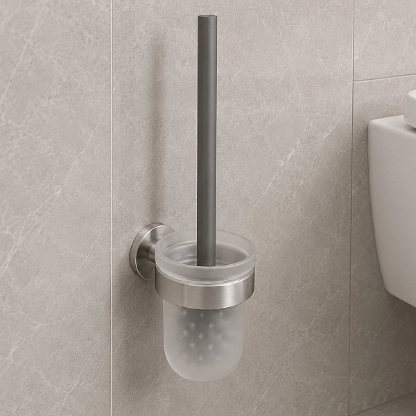 DFL21010501GM Flow Щітка для унітазу з тримачем, підвісний, колір Gun Metal PVD (1 сорт) - Фото - 2