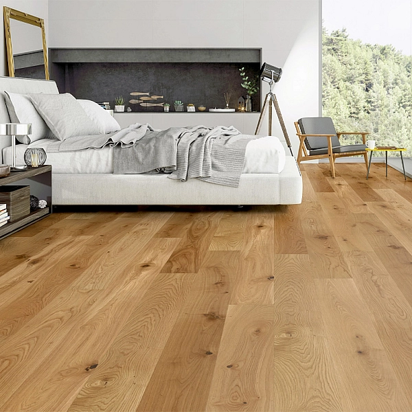 Паркетна дошка Oak Portofino plank, expressive, brush Nature Protec OLIO  E001C (1 сорт) - Фото - 3