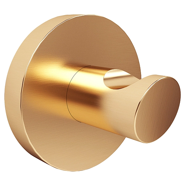 DFL21010202BG Flow Гачок одинарний, колір: Brushed Gold PVD (1 сорт) - Фото - 3