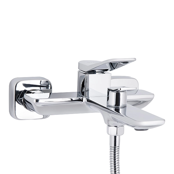 Смеситель для ванны Qtap Presto (c душевым гарнитуром) QTPRE259CRM45574 Chrome - Фото - 3