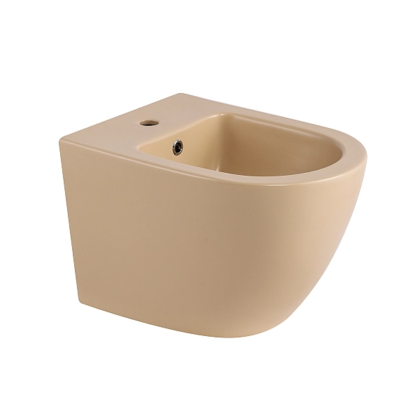Биде подвесное Qtap Robin 515x370x350 мм, Beige QT13551381GSB
