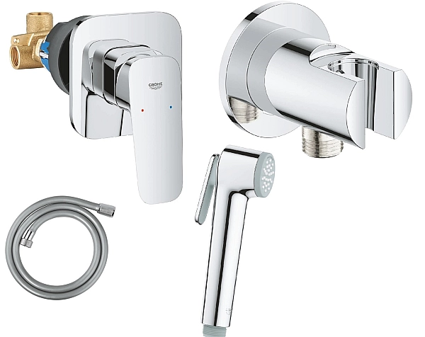 Гігієнічний душ Cubeo UA11183003 хром Grohe