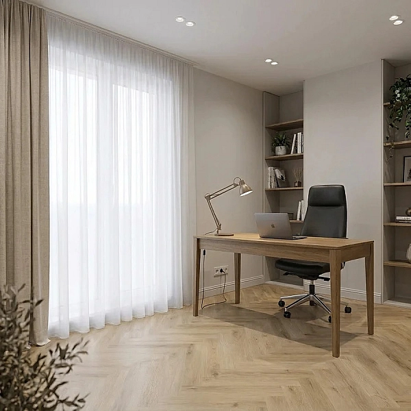 Вінілова підлога Cerene Oak HB Unizip 630х126х5+1 Balterio - Фото - 2
