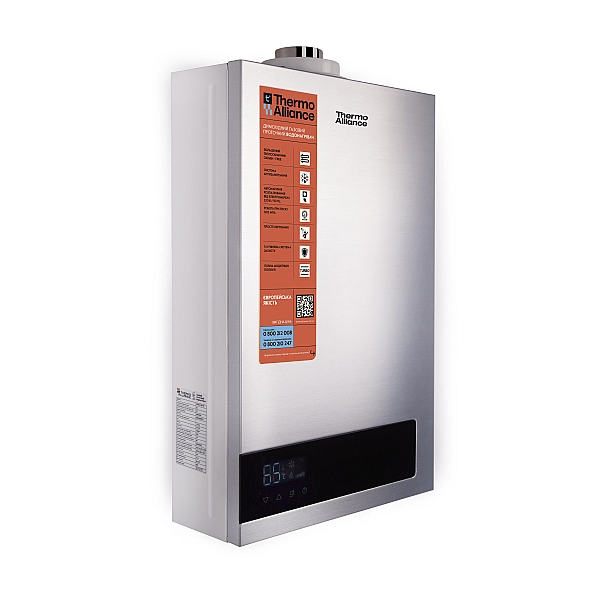 Колонка газова димохідна Thermo Alliance JSG20-10ETP18 10 л Silver - Фото - 5