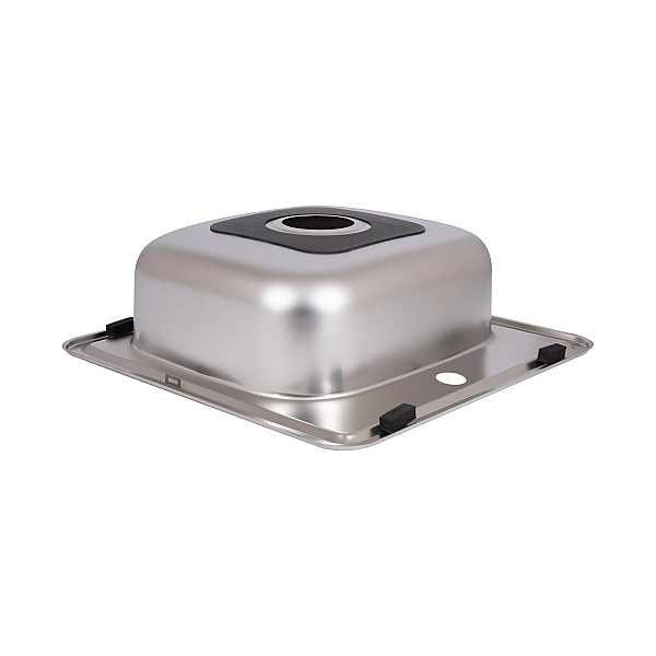 Кухонная мойка Brinex 4848 0,6 мм Satin (BRIN4848SAT0651257) - Фото - 5