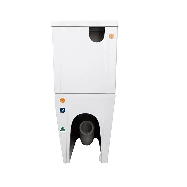 Унитаз напольный Qtap Crow Ultra Quiet безободковый с сиденьем Soft-close QTCRO27W51028 - Фото - 7