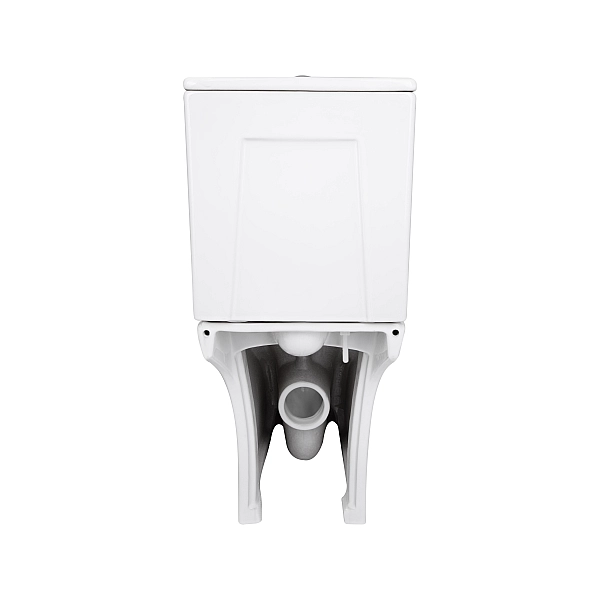 Унитаз напольный Qtap Presto безобідковий з сідінням Soft-close QTPRE27W51022 - Фото - 7