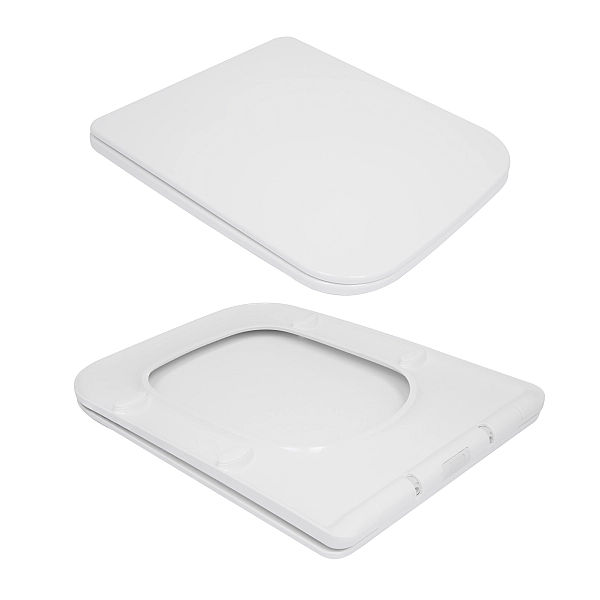 Унітаз підлоговий Qtap Crow Eco Ultra Quiet безобідковий з сідінням Soft-close QTCRO27W51030 - Фото - 8