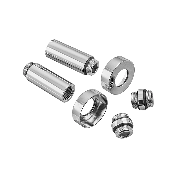 Комплект подовжувачів 1/2Fx1/2M хромований KOER KF.SET.06MF (KR5849) - Фото - 4