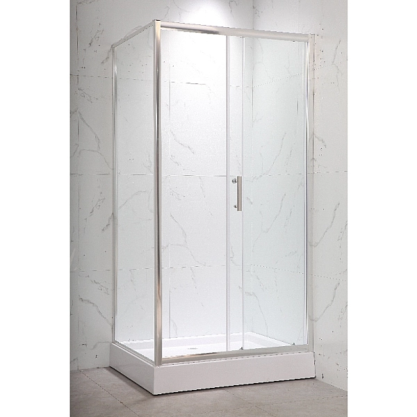 Душова кабіна з низьким піддоном MIXXUS HARD SCT01-120x80x198-TR CHROME прозоре скло 5мм (MI8428) - Фото - 8