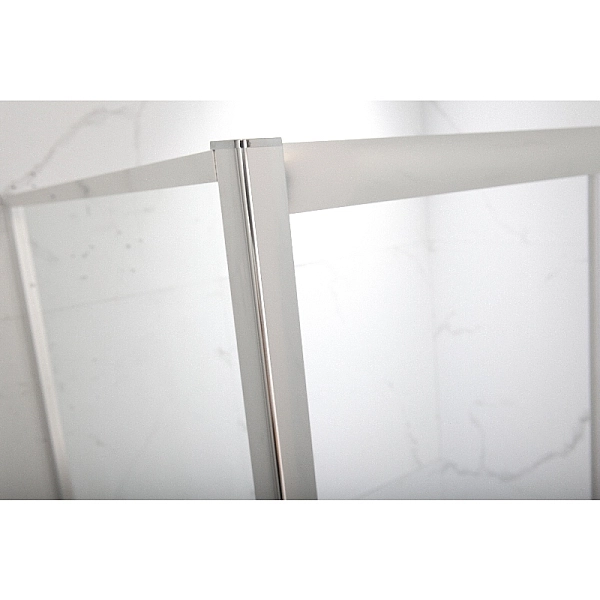 Душова кабіна з низьким піддоном MIXXUS HARD SCT01-120x80x198-TR CHROME прозоре скло 5мм (MI8428) - Фото - 5