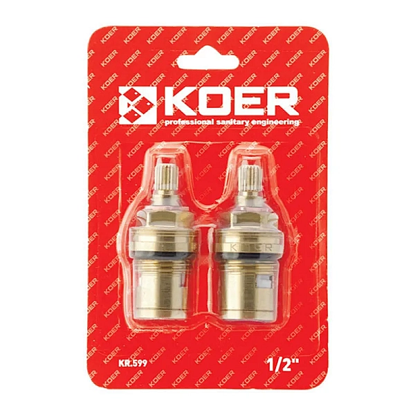 Кран-букси KOER KR.599 комплект (2 шт) кераміка MF-1/2" (AC0528)